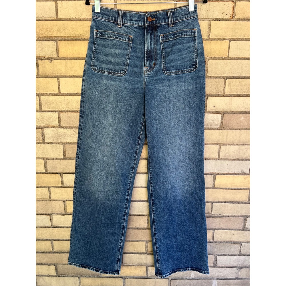 Madewell The Perfect Vintage Wide-Leg Jean Medium Wash Denim Size 28 / 6